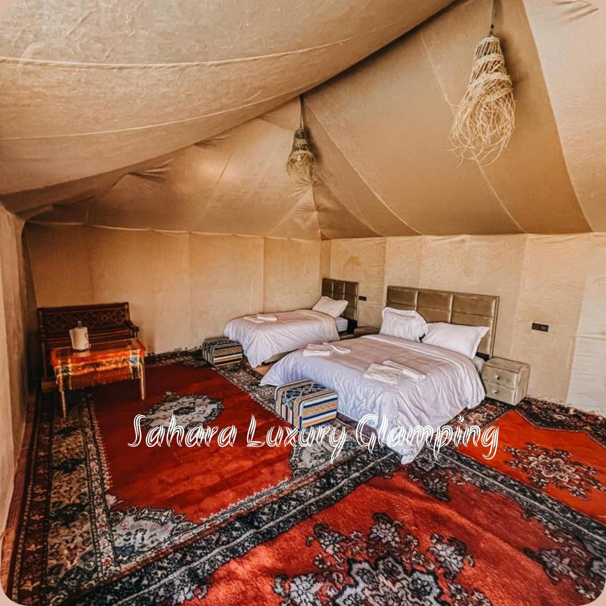 Sahara Luxury Glamping Hotel เมอร์ซูกา ภายนอก รูปภาพ