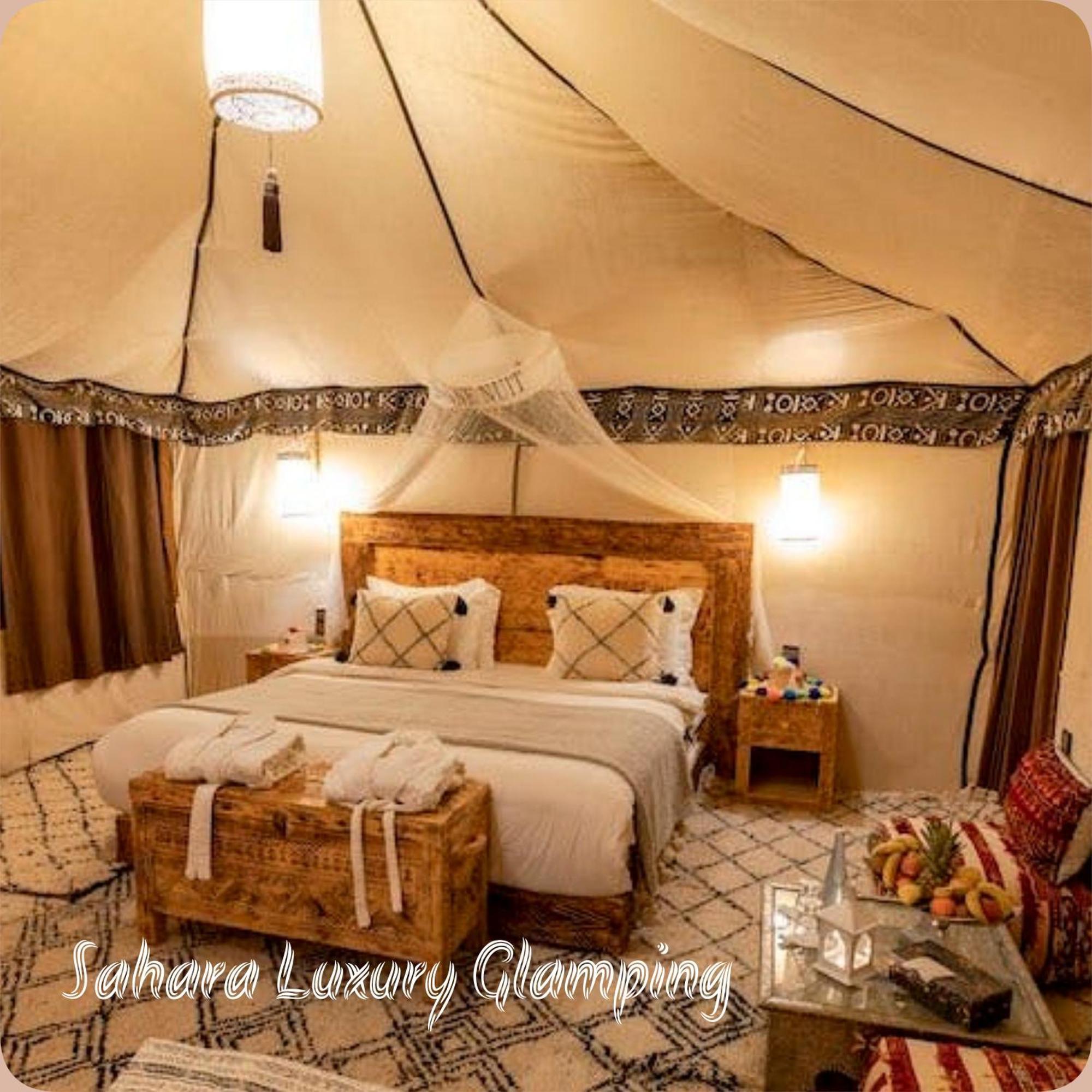 Sahara Luxury Glamping Hotel เมอร์ซูกา ภายนอก รูปภาพ
